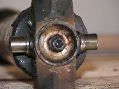 1980 Ford Bronco - Part of the double cardan joint with center socket yoke removed