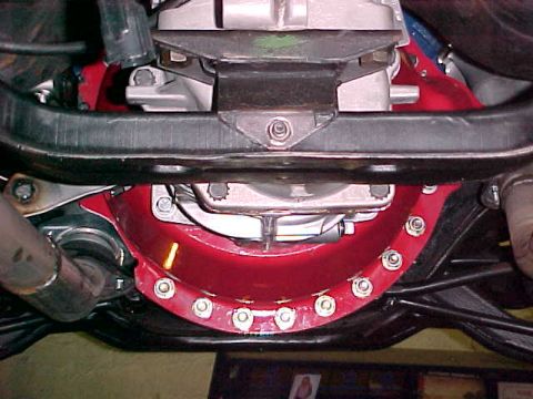 1967 Ford Galaxie - The original C6 trans mount & the original cross member, fit without modification on the Tremec.