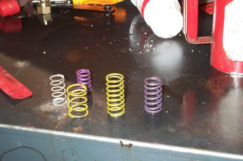 1998 Ford Crown Victoria - Misc springs from various transmissions. Note the different colors.