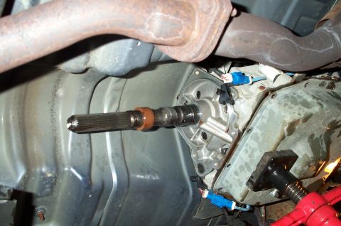 1998 Ford Crown Victoria - Tailshaft w/housing removed.