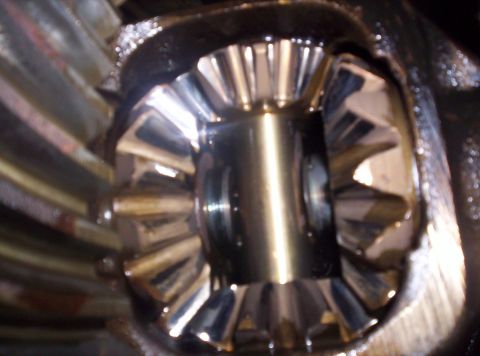 1989 Ford Bronco - Differential gears are visible in this close-up shot, with some wear apparent on the teeth.