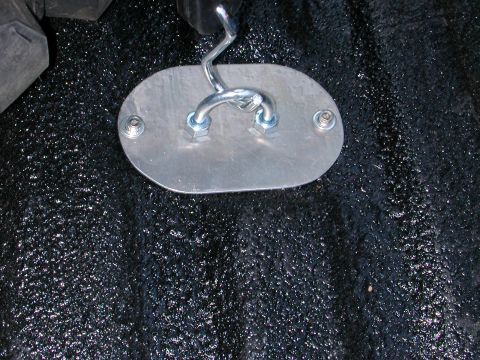 1984 Ford Bronco - these are made with a reinforcing steel plate behind the aluminum, so as to keep the cover from bending.