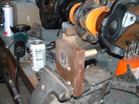 1995 Ford Bronco - 5/8" grade 8 bolt used as a mounting stud