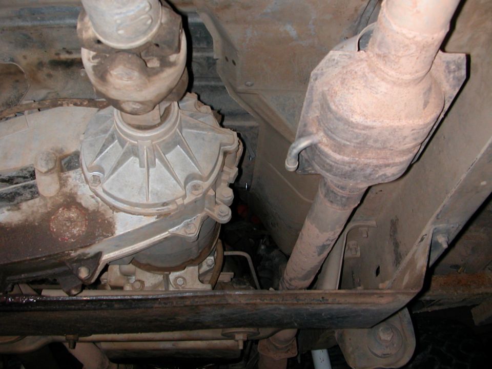 passenger side leading to the front