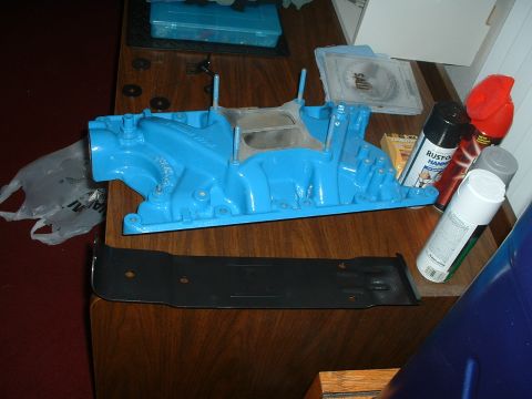 1985 Ford Bronco - Intake and Mount for the Jerry Can.