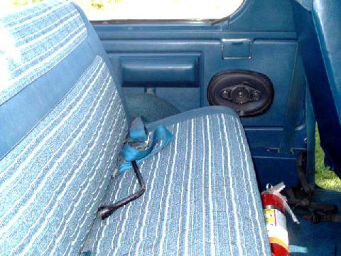 1984 Ford Bronco - factory cloth rear bench seat