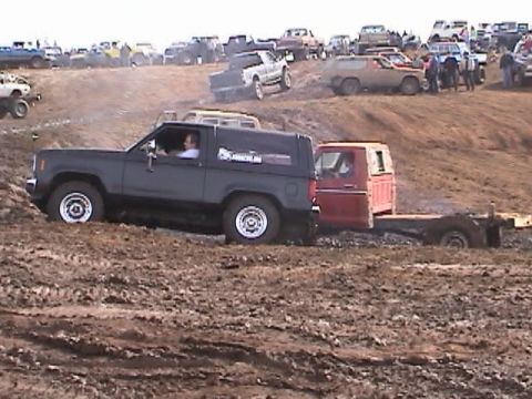 1994 Ford Explorer - Steve playing in the mud too.