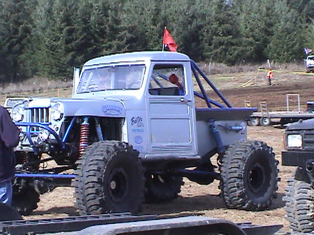 A Willys truck before the mud