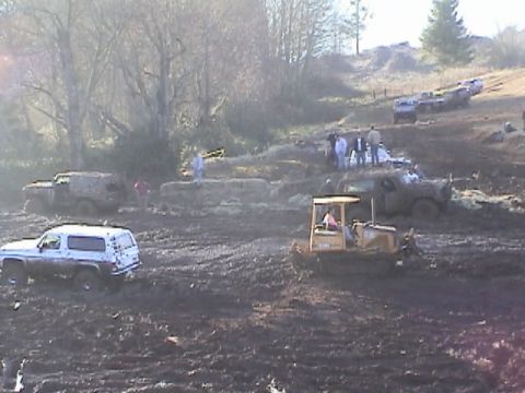 1994 Ford Explorer - Berne and Hugh both in the deep mud