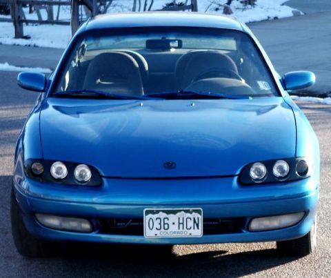 1993 Mazda MX-6 - A front view.
