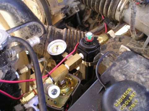 1996 Ford Bronco - Output systems. The part #s listed are for Grainger. Top to bottom going down and across to the lower left: Colessing filter(4ZL23), gauge,…