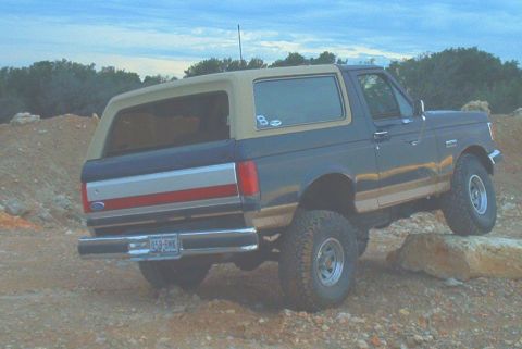 1989 Ford Bronco - This Ford Bronco appears to be from the late 1980s, likely a 1987 model, based on its body style.