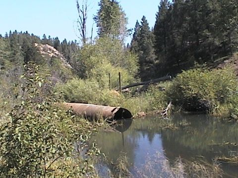 1993 Ford Bronco - Washed out road