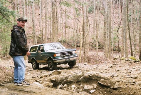 1990 Ford Bronco - Why does it look like Dale is pissing on my truck in this picture?