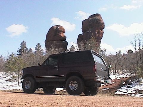 1993 Ford Bronco - Twin Towers at Perry Park