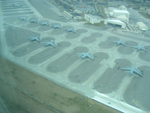 1989 Ford Bronco - The Air Force C-17 is based here. They are big.