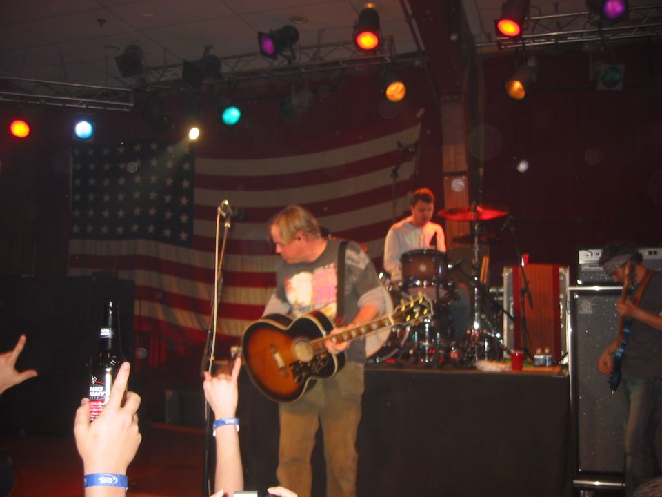 Safe and sound at Coyote Joes. Justin Pollard was nice enough to hook us up with some free tickets, as he promised at the Charleston show.