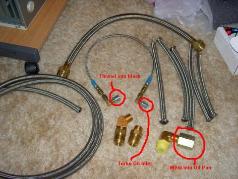 1995 Ford Probe - PRO Turbo Oil Lines