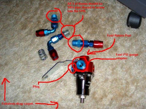 1995 Ford Probe - Fuel connection descriptions