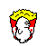 1968 Ford Mustang - This image shows a pixelated cartoon character, not a 1968 Ford Mustang.
