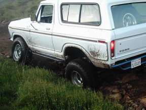 1978 Ford Bronco - This 1978 Ford Bronco is shown navigating a muddy terrain.