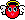 1968 Ford Mustang - A whimsical red cartoon character depicted with angelic wings and a halo, suggesting a playful or spiritual theme.