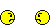 1968 Ford Mustang - This image shows two yellow smiley faces with angry expressions against a white background.