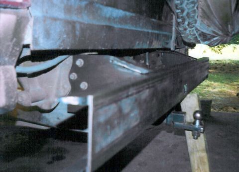 1983 Ford Bronco - I designed & built the rear bumper to bolt on using only the factory holes in the frame & the ones from the aftermarket receiver on the bot…
