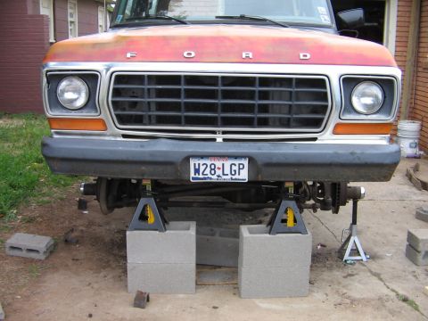 1978 Ford Bronco - in the air