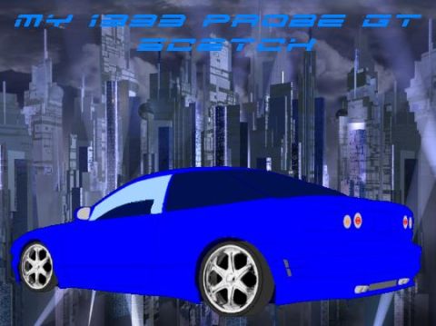 1993 Ford Probe - Just a quick scetch I did to see and mess around with ideas. It is not 100% finished.