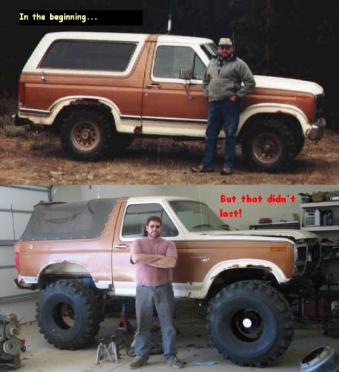 1981 Ford Bronco - From bone stock to one-ton capable.
