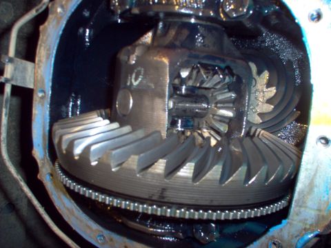1988 Ford Bronco - Close-up of differential gears, with a '10' visible on the housing.