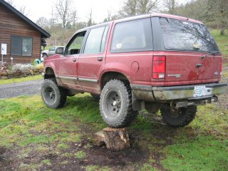 1991 Ford Explorer - rear flex