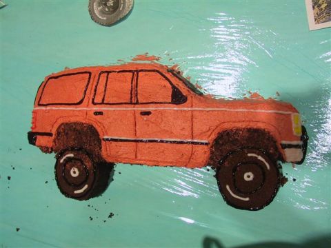 1991 Ford Explorer - My 18th Birthday cake made by Annie