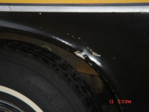 1975 Ford Ranchero - Ouch. Whoever did this must have known!