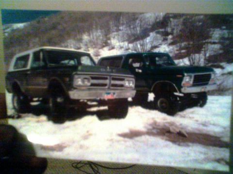 1979 Ford Bronco - A pic of my Bronco next to James Jimmy