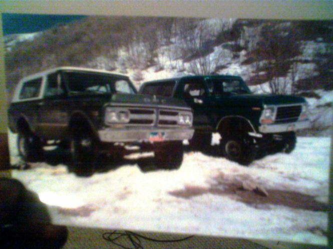 A pic of my Bronco next to James Jimmy