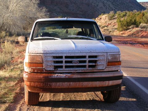 1995 Ford Bronco - My Beast After the puddle run in the Jemez Mountains