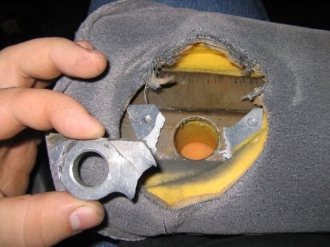 1994 Ford Bronco - shot with the broken part