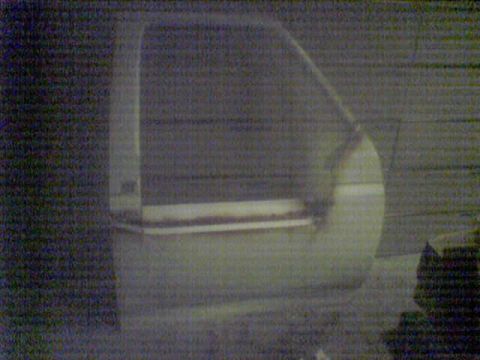 1990 Ford Bronco - cruddy picture but shows first door cut out. folding the outer skin over to provide the door with stability...and one less length to weld.…