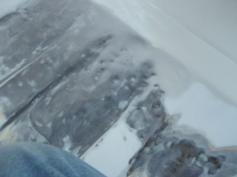 1995 Ford C-350 (Centurion Conversions) - More metal being exposed.