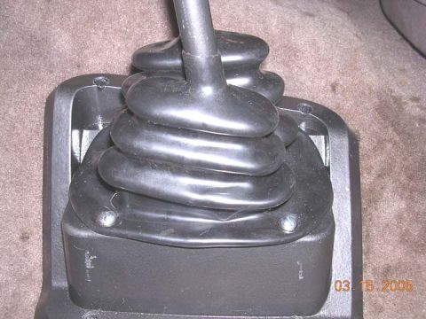 1994 Ford Bronco - The ORD shifters come with the boot, and a metal "doughnut" that mounts the boots to their bracket. I ground down and bent the doughnut to…