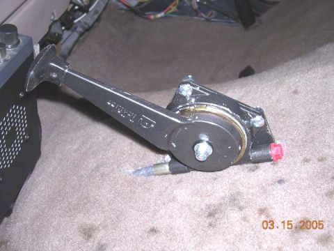1994 Ford Bronco - I mounted the klune shifter and ran the cable through the tranny cover plate. The shifter cable doesnt bend too well, so try and et your me…