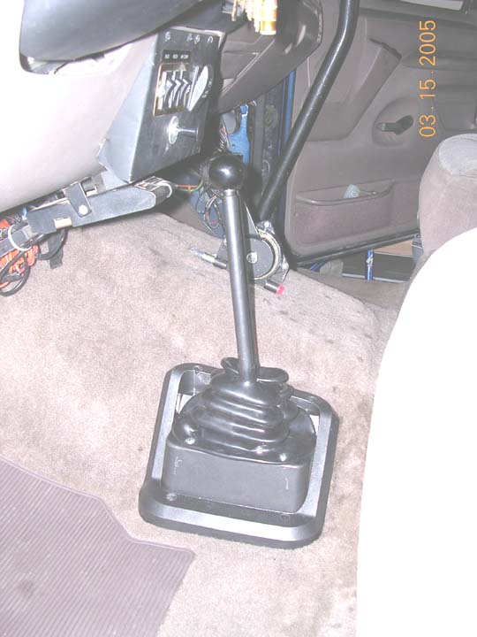here are the sticks and all installed.  Im pretty happy, but may pull the sticks out and have them bent a little more for better knee/thight clearance while driving.