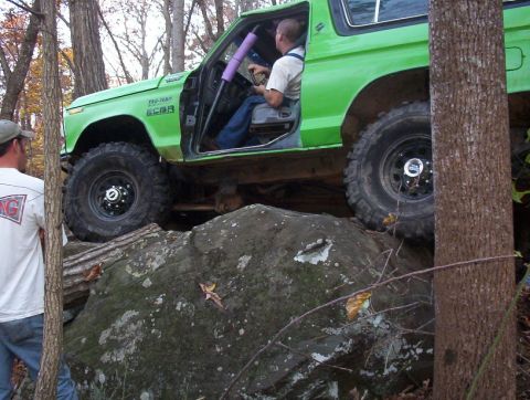 1978 Ford Bronco - on the top of picnic table