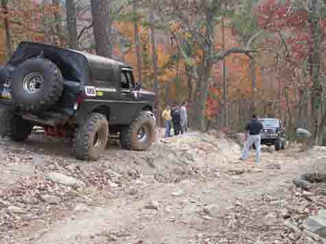 1990 Ford Bronco - Friendly neighborhood winch service. Thanks Brian.
