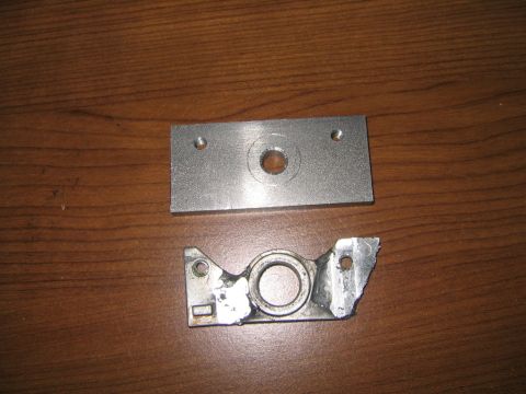 1994 Ford Bronco - welded the old one and made a new one just need to finish drilling the hole on the new one