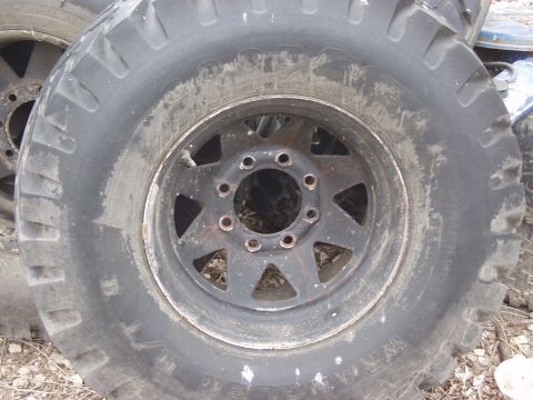 1979 Ford Bronco - This photo shows a tire and wheel, not a 1979 Ford Bronco.