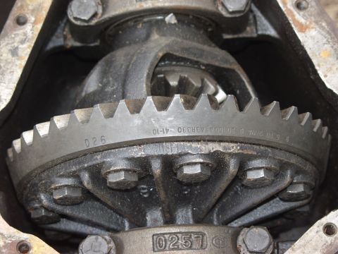 1979 Ford Bronco - Close-up view of a differential gear assembly, showing stamped part numbers and identifying marks.