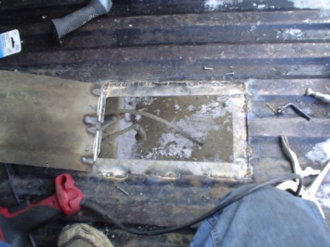 1981 Ford Bronco - The 3 backing plates made out of 18 ga sheet metal.